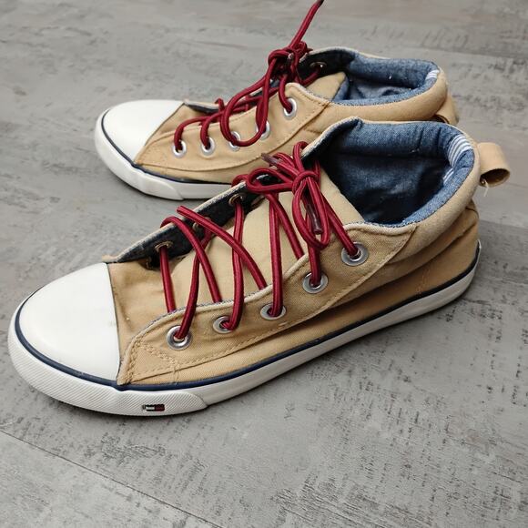 Tommy Hilfiger Sneakers / Chucks Tank and White Size 5.5 Women's - Picture 5 of 7